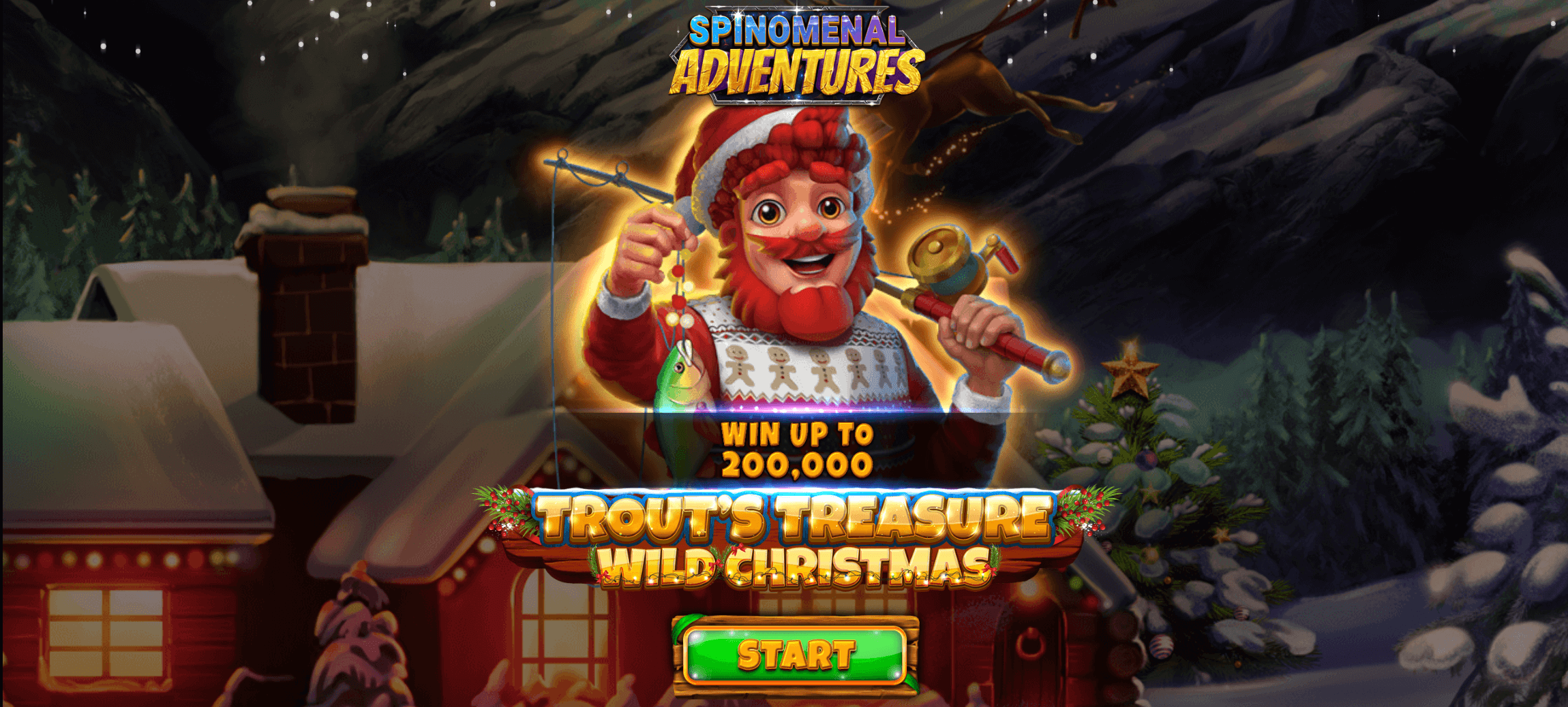 Trout's Treasure   Wild Christmas Slot by Spinomenal